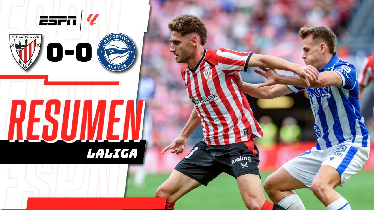 ¡Athletic Club y Alavés empatan sin goles con penal fallado de Sancet!
