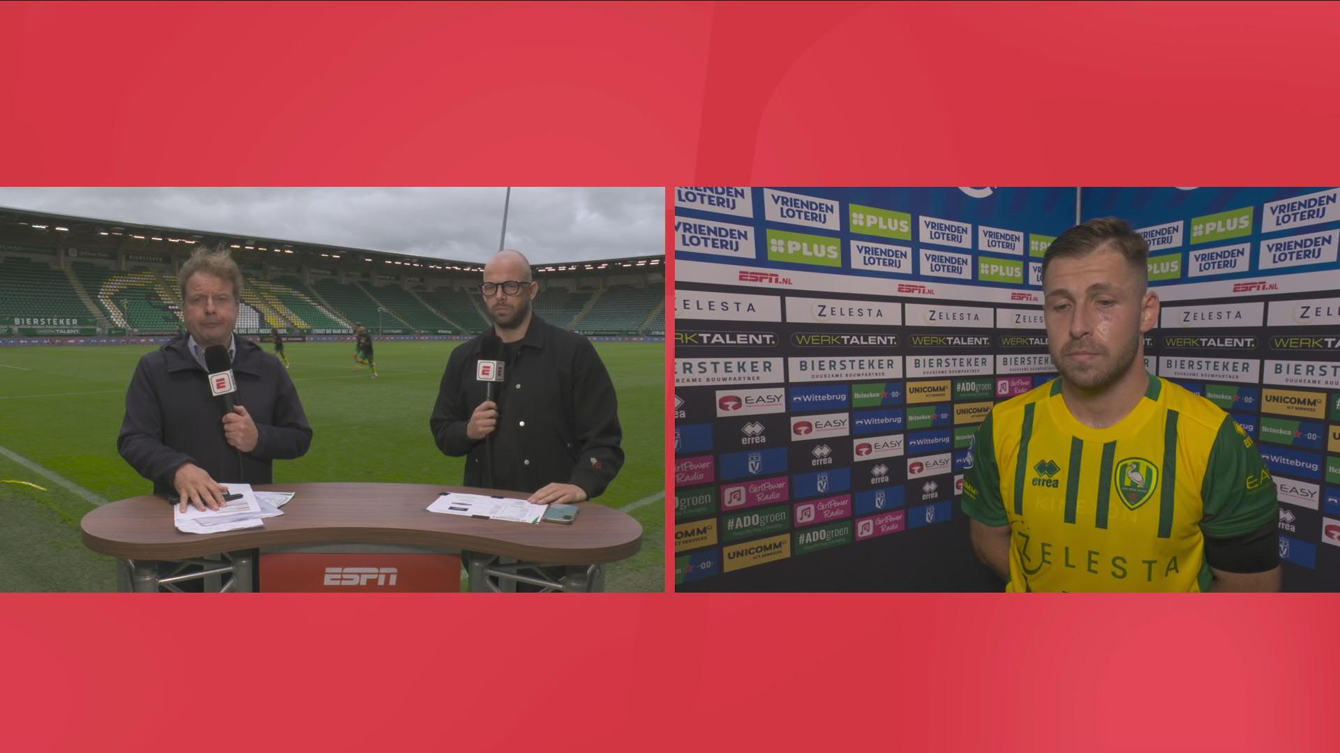 Bárány maakte zijn eerste treffer voor ADO: "Ik ben lang geblesseerd geweest, dus het betekende veel voor me"