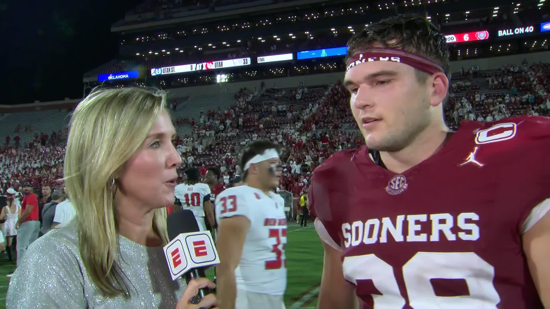 Mateer throws 2 touchdown passes, No. 24 Oklahoma looks shaky again in 14-6 win over New Mexico
