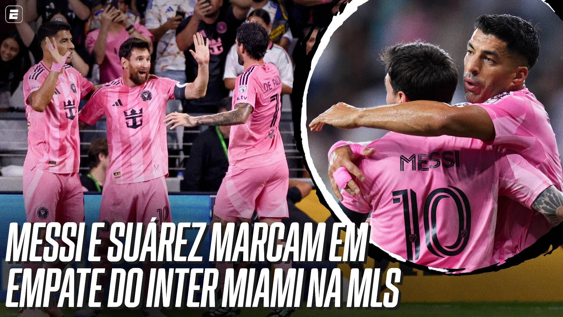 Messi de falta e Suárez de primeira: os gols da dupla em Inter Miami x San Diego na MLS; VEJA