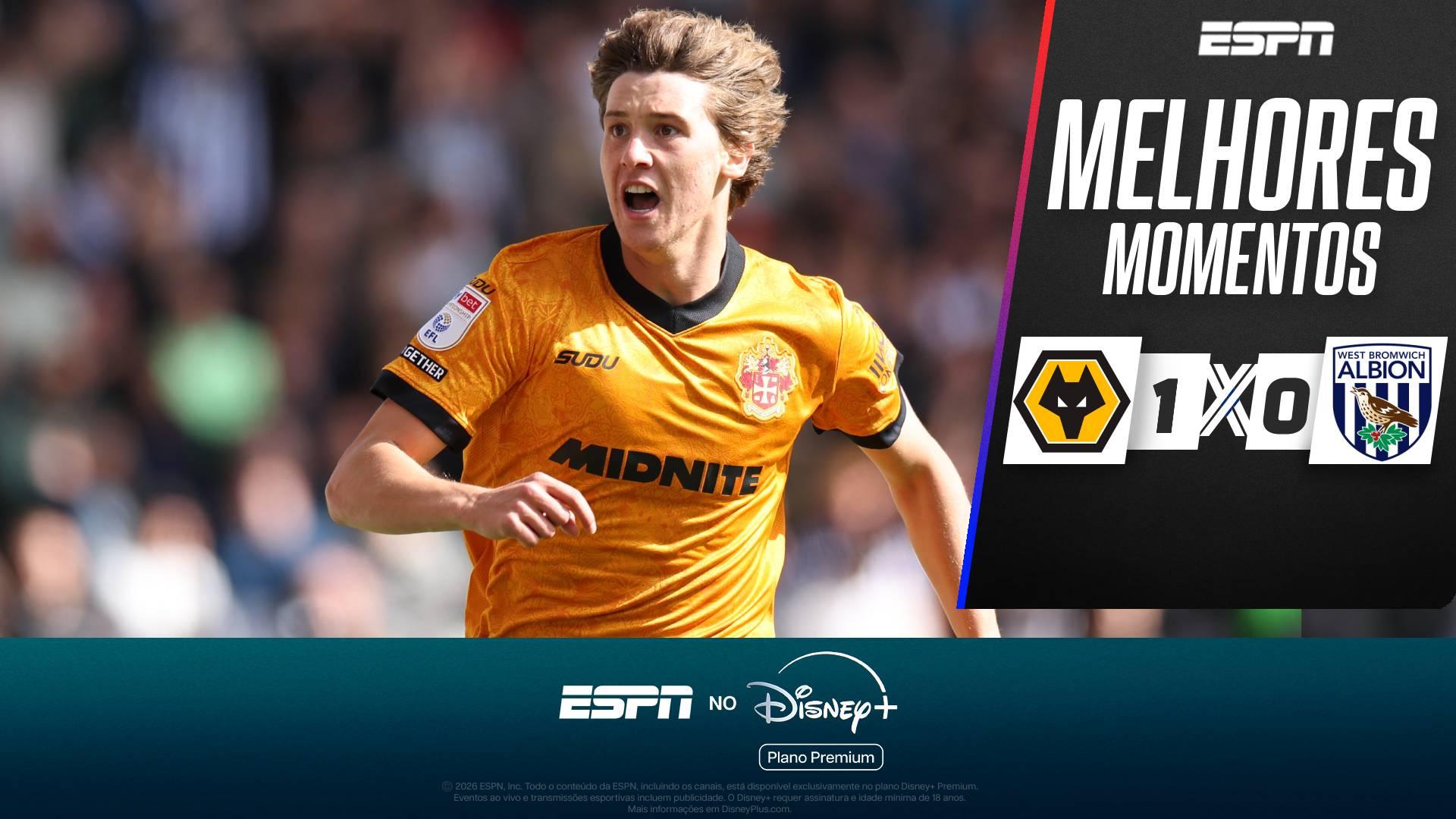 Wolverhampton vence West Bromwich com gol de Fer López após falha bisonha da defesa na Championship