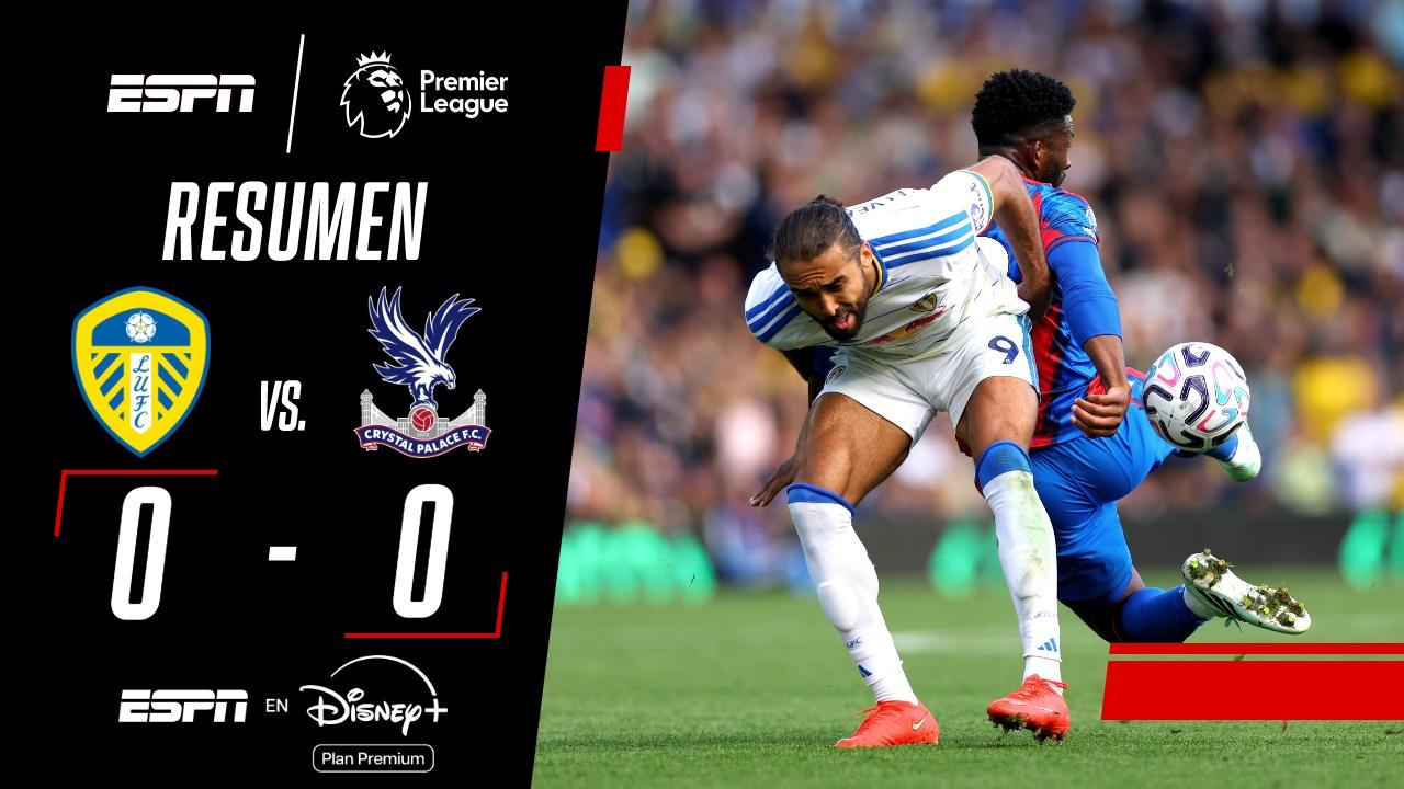 Leeds y Crystal Palace igualaron sin emociones