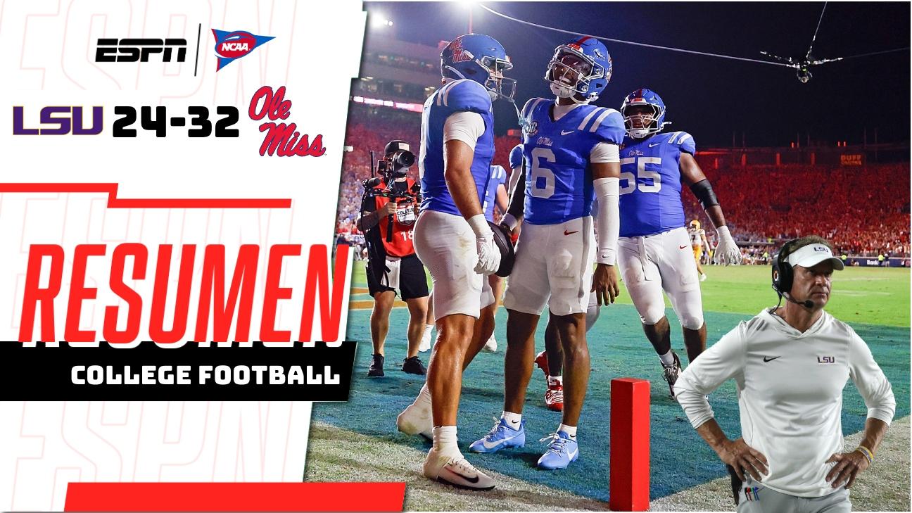 Trinidad Chambliss amarga el regreso de Lane Kiffin con triunfo de Ole Miss