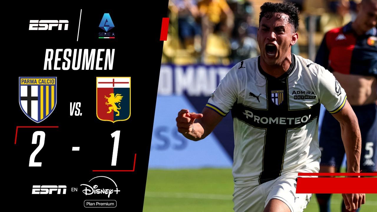Parma venció al Genoa y salió de la zona del descenso