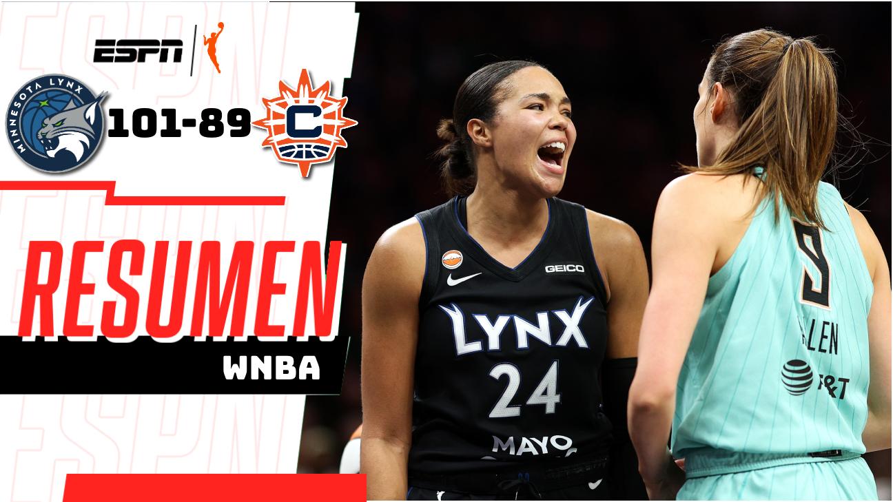 ¡Las Minnesota Lynx vencen 101-89 a las Connecticut Sun!