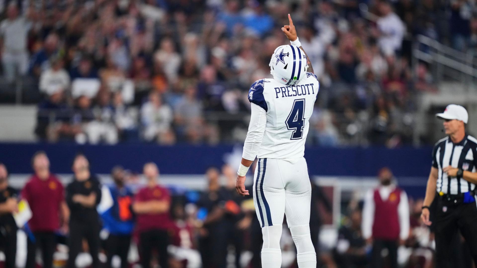 Dak Prescott fija nuevo récord de TDs de Cowboys con conexión con CeeDee Lamb