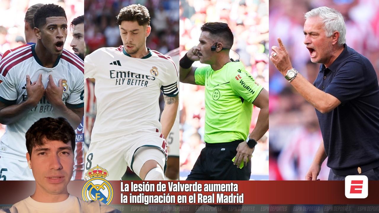 La lesión de Valverde aumenta la indignación en el Real Madrid