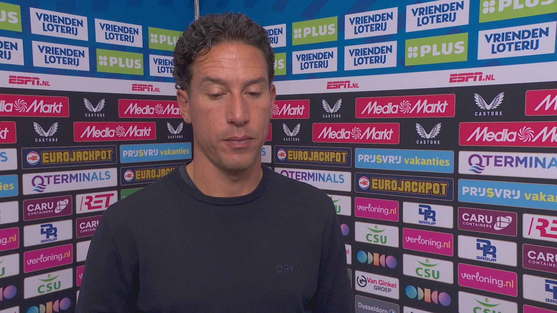 Correia over solo van Hadj Moussa: "Daar verloren we het lef om er een wedstrijd van te maken"