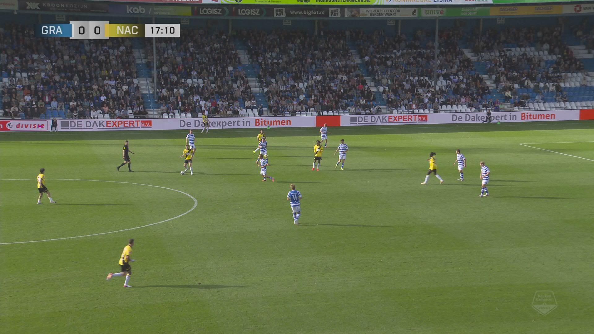 Het regent mooie goals in deze wedstrijd | Samenvatting De Graafschap - NAC Breda