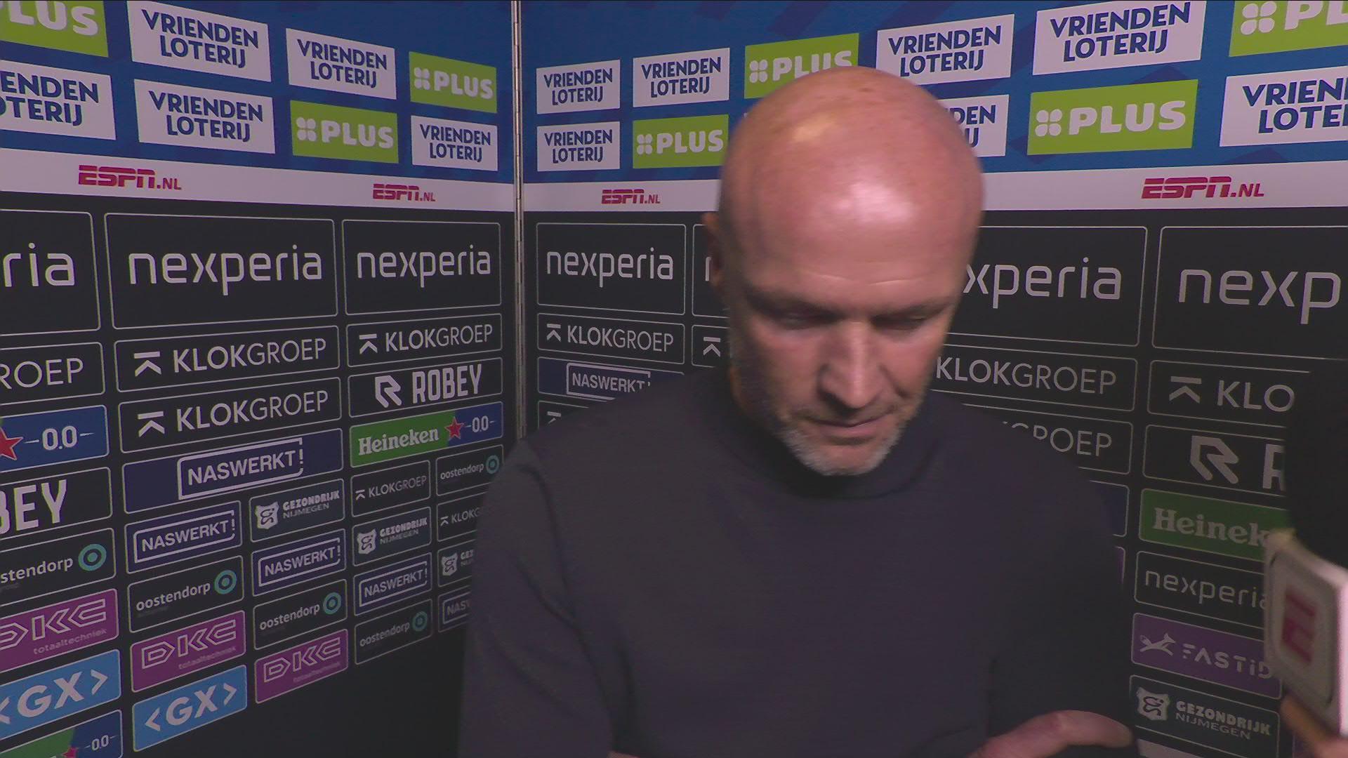 Schreuder: "We zijn op dit moment nog ver verwijderd van de 'Dick Schreuder-speelwijze'"