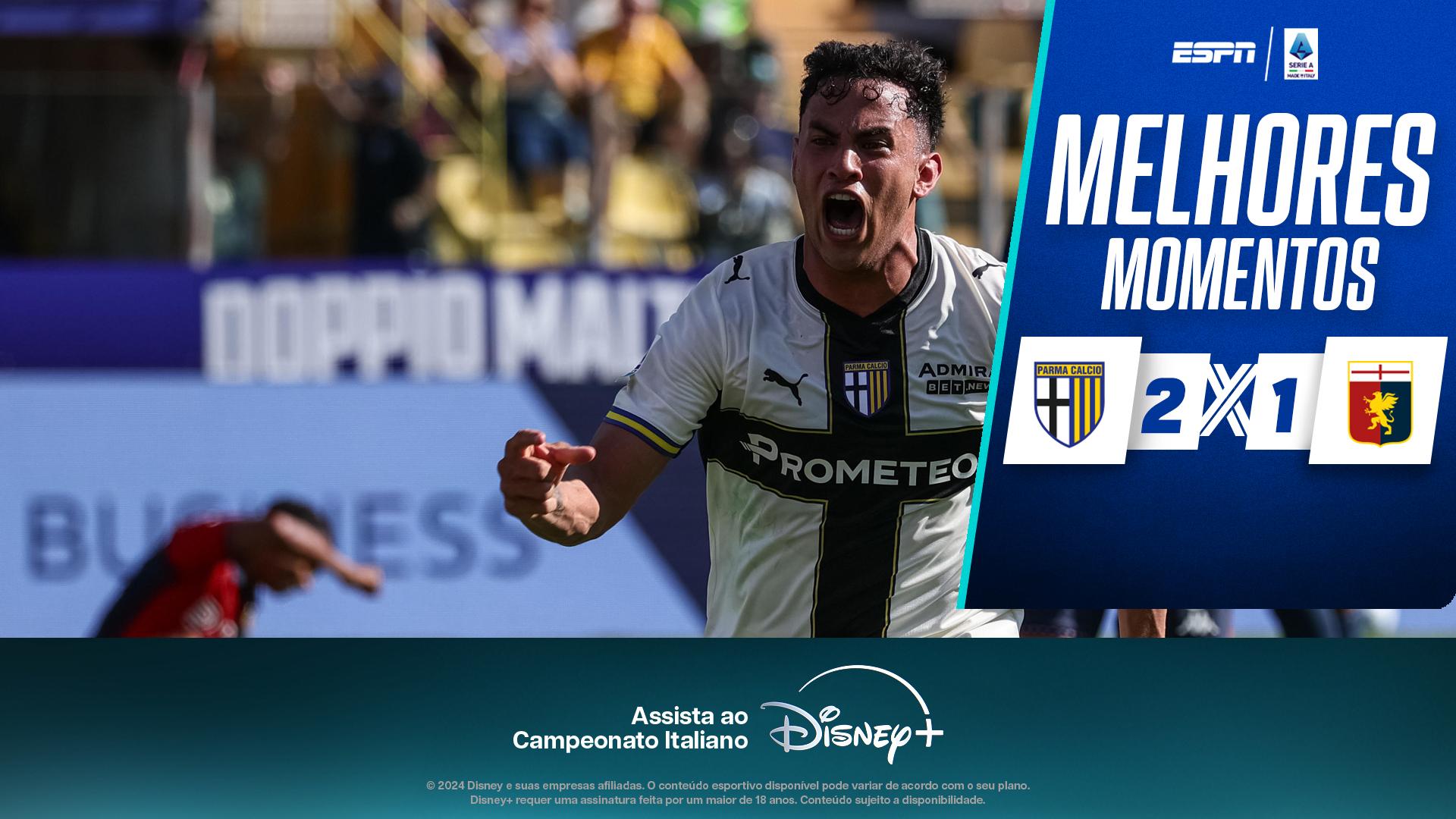 Parma 2 x 1 Genoa no Campeonato Italiano: VEJA os melhores momentos
