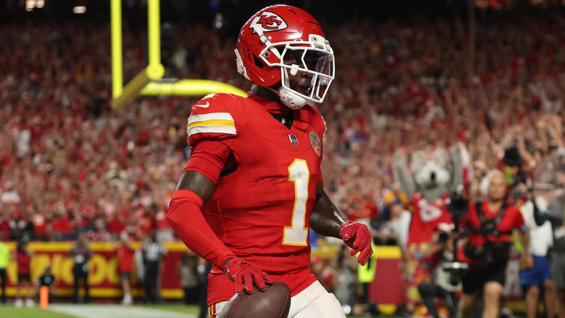 Patrick Mahomes vuelve a golpear con pase de TD para Xavier Worthy