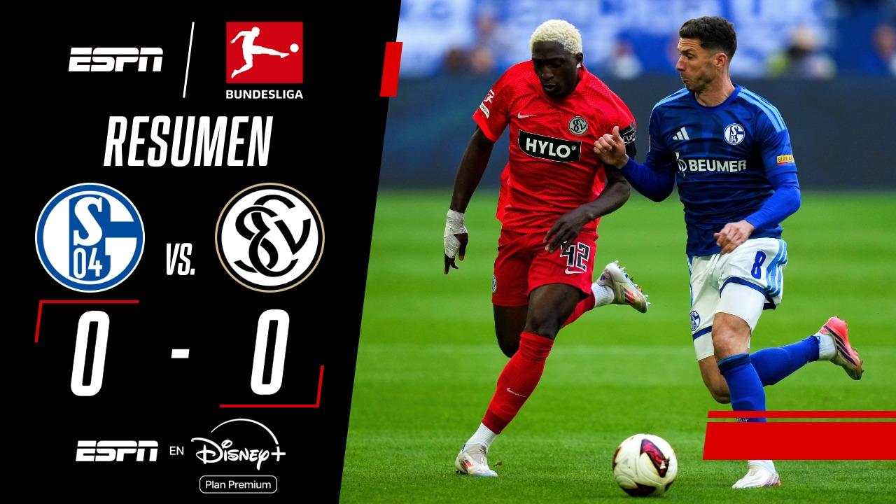 Schalke y Elversberg repartieron puntos en la Bundesliga