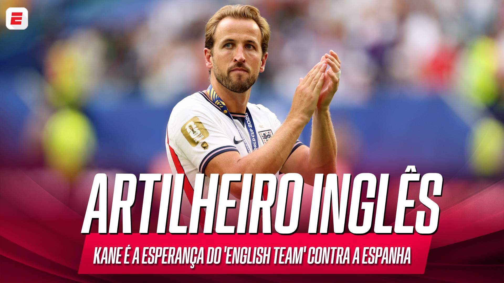 Harry Kane é o principal trunfo da Inglaterra contra a Espanha pela Liga das Nações; VEJA os gols do atacante