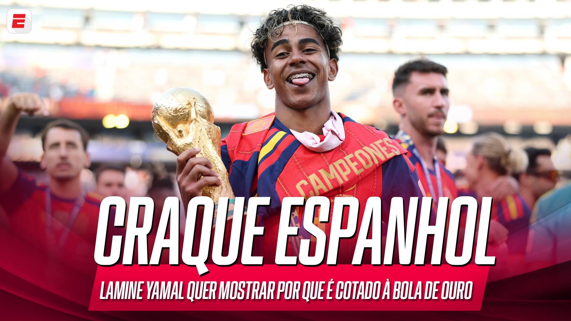 Yamal quer brilhar e comandar a Espanha contra a Inglaterra na Liga das Nações; VEJA gols do atacante