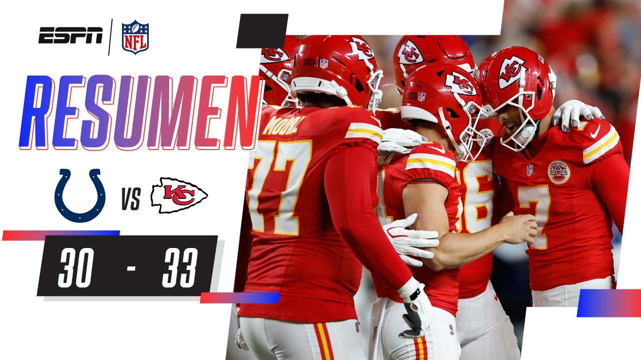 ¡Los Chiefs derrotan a los Colts en tiempos extras en el SNF! | Resumen