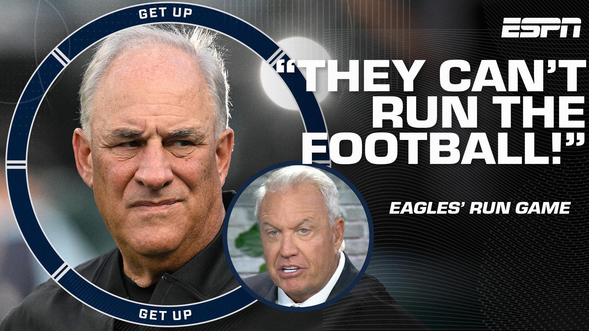 Rex Ryan addresses concerns about the Eagles' run game 'It's atrocious!'