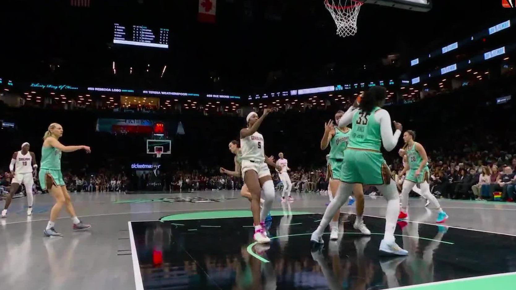 Atlanta Dream beat the New York Liberty 95-84, close in on a top-4 WNBA seed