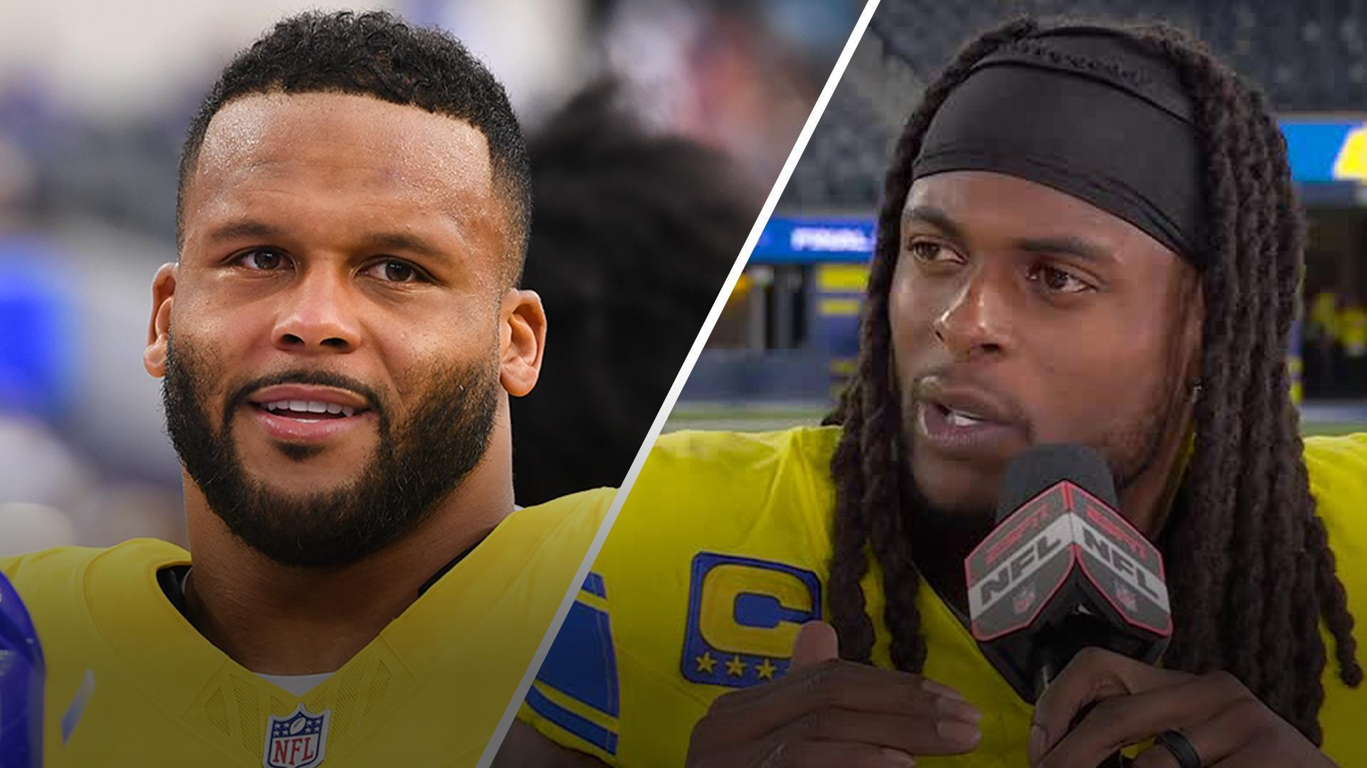 Davante Adams reflects on Aaron Donald's impact since return from retirement