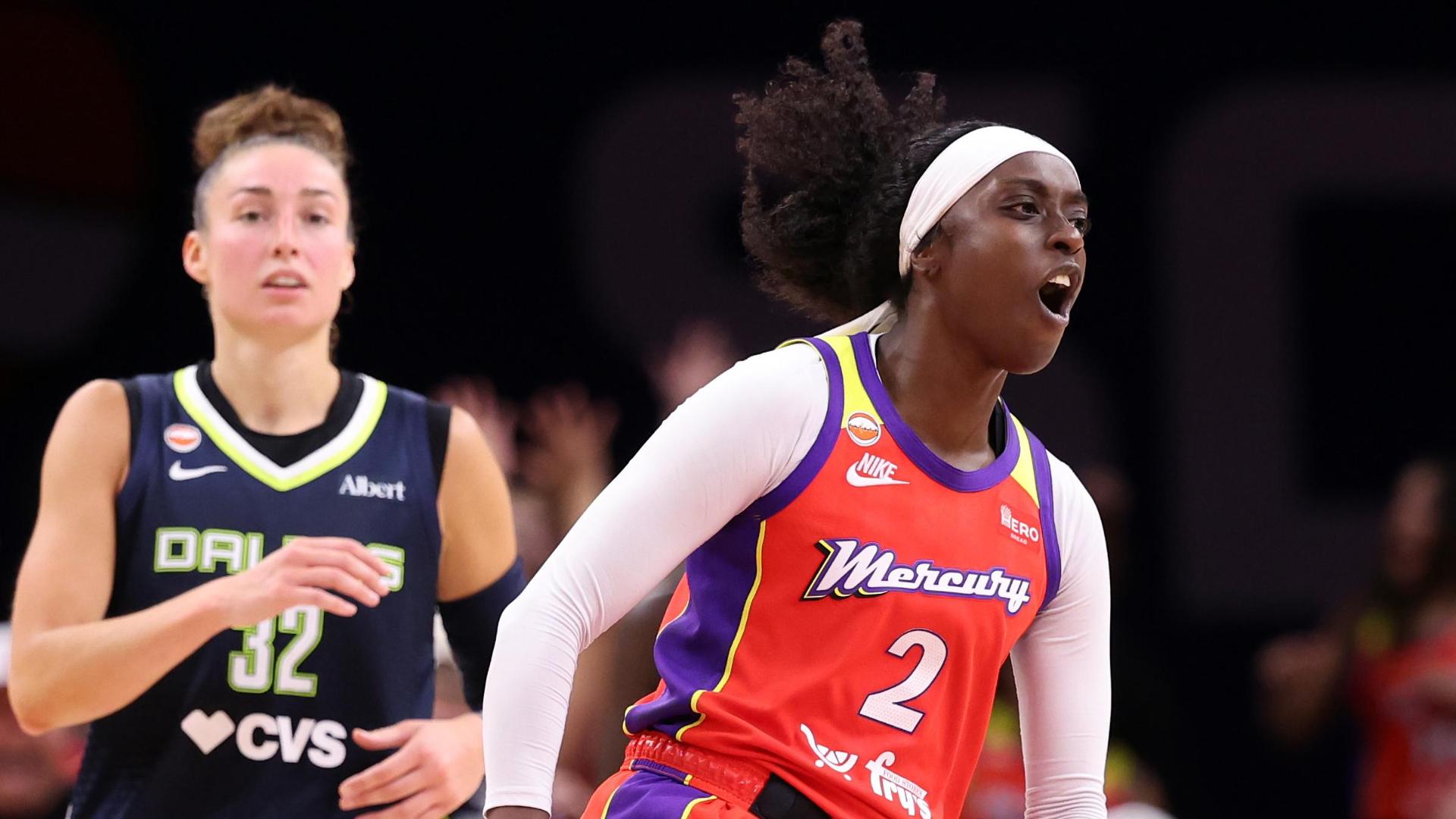 Kahleah Copper scores 16 of her 31 in 4th quarter and the Mercury rally past the Wings 87-86