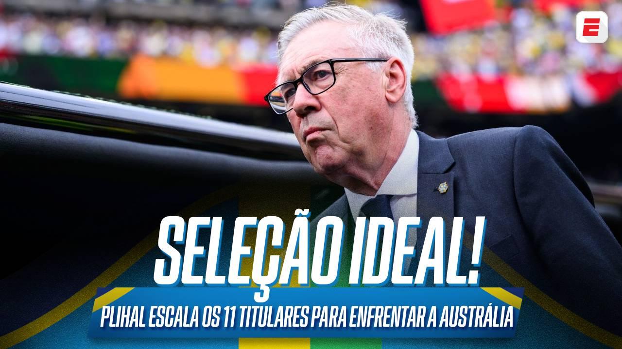 Plihal escala a Seleção Brasileira ideal para enfrentar a Austrália; VEJA
