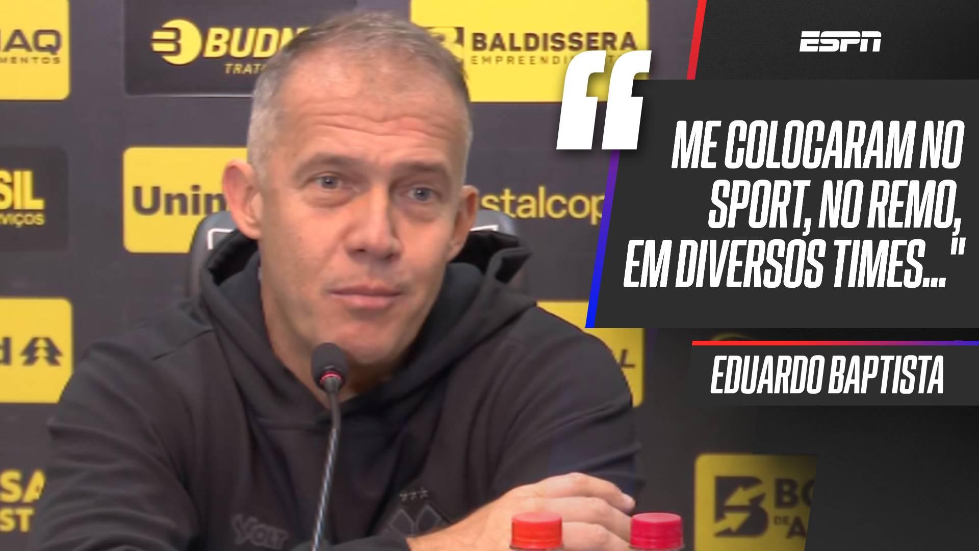 Eduardo Baptista diz que não recebeu propostas do Internacional e permanece no Criciúma