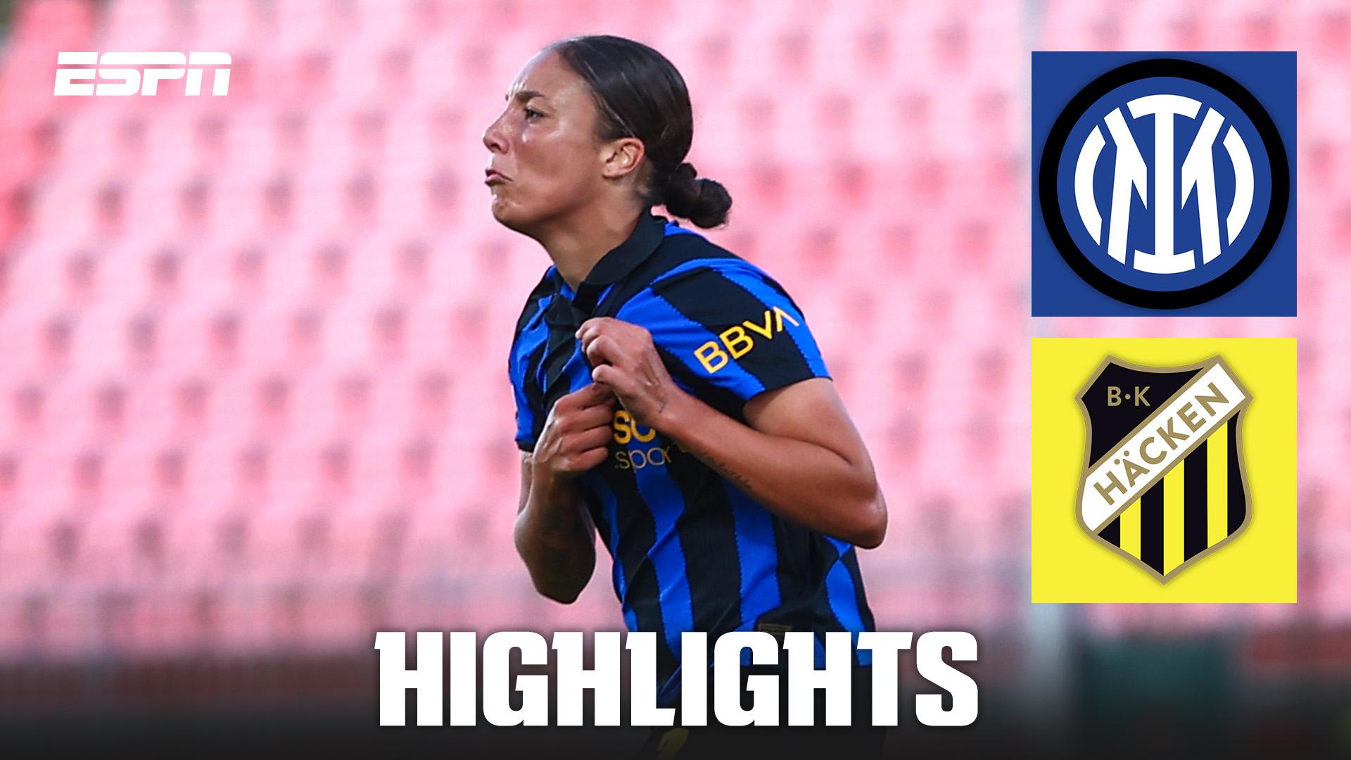 Inter Milan win first ever UEFA Women's Champions League match