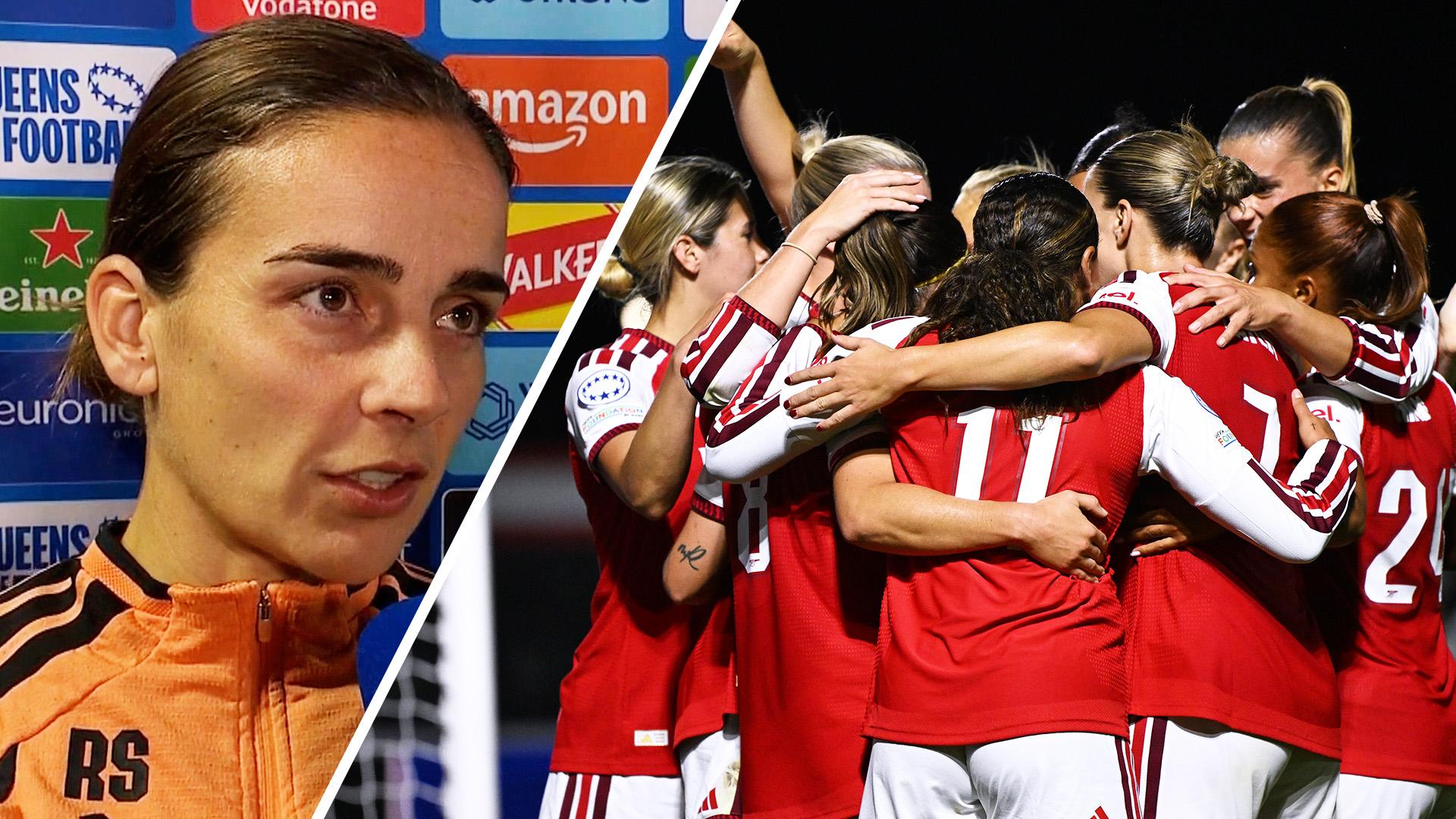 Slegers: Arsenal will 'keep building' after late UWCL win