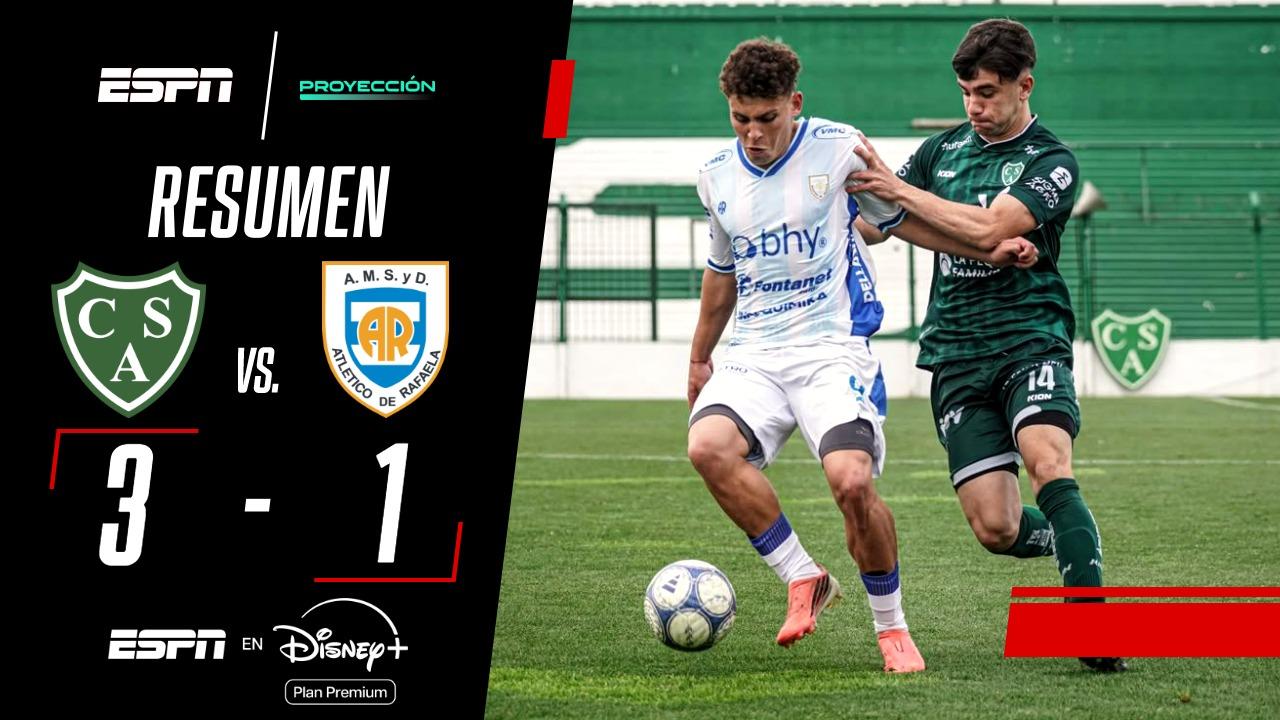 Sarmiento derrotó a Atlético Rafaela y volvió al triunfo en el Torneo Proyeccion