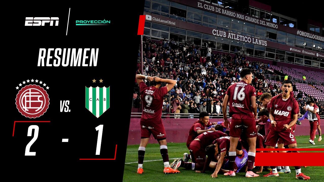 Lanús le ganó a Banfield y se quedó con el clásico en el Torneo Proyección