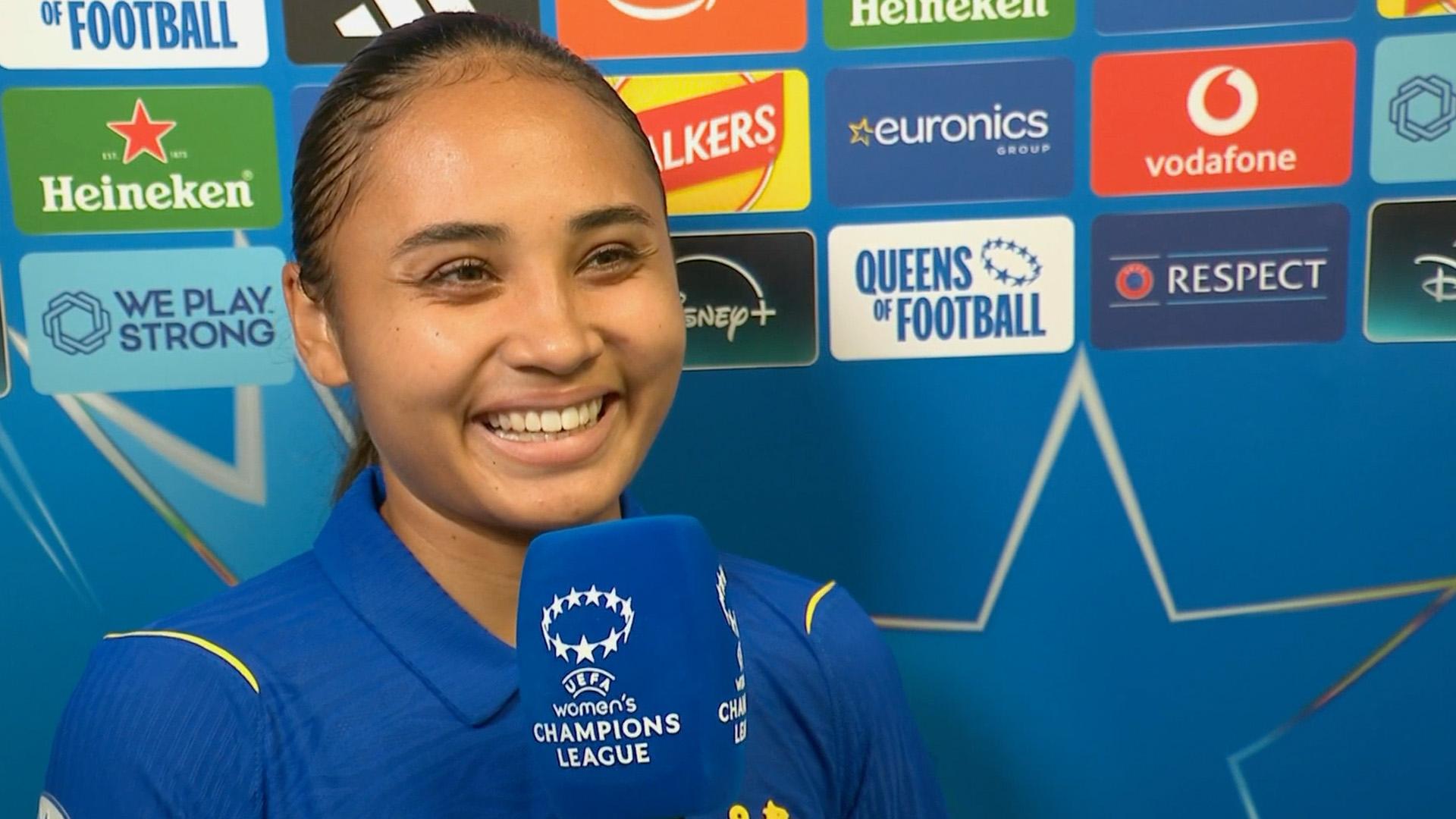 Alyssa Thompson: UWCL win will give Chelsea momentum