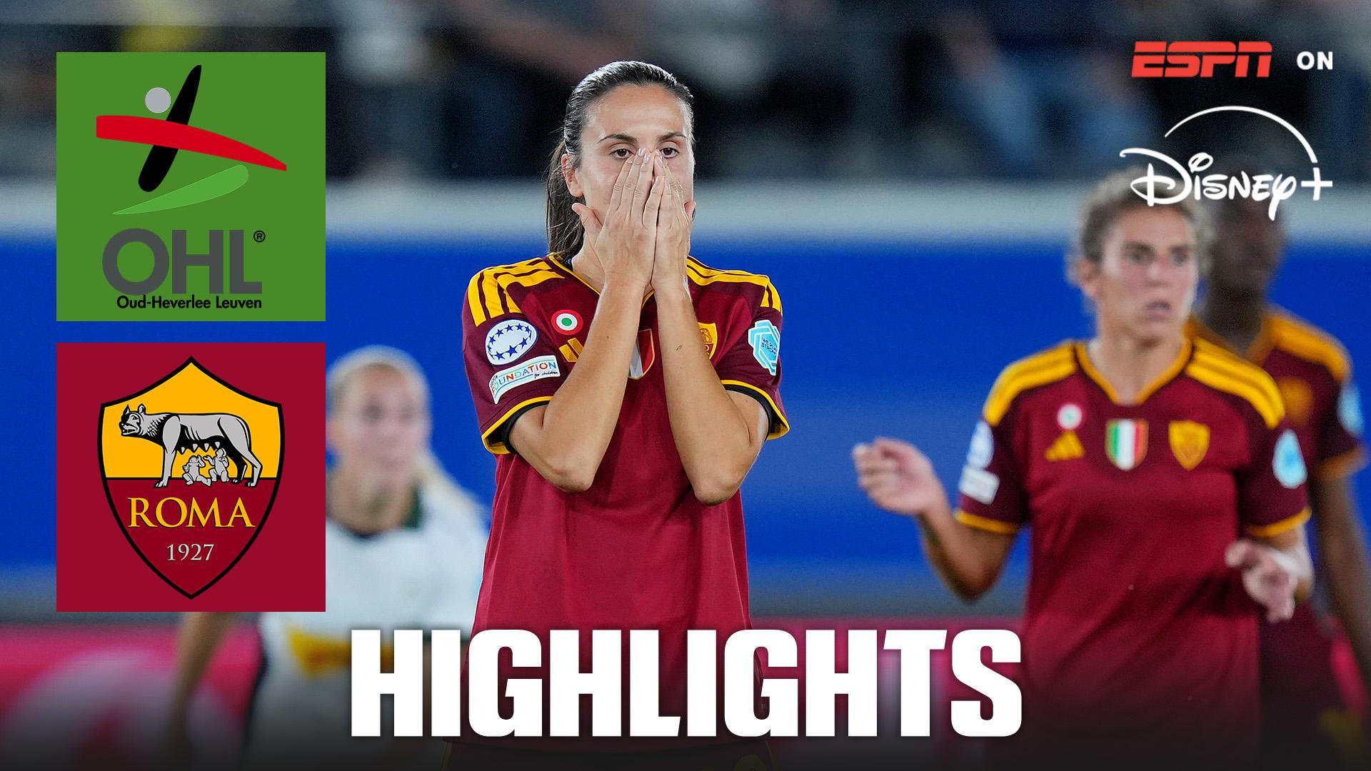 Roma miss last-minute penalty in 0-0 draw with OH Leuven