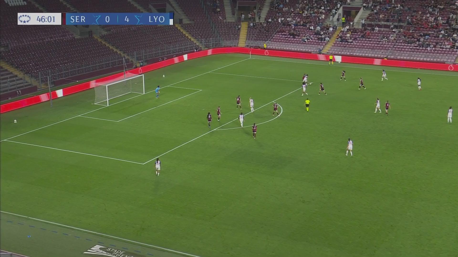 Yohannes geeft assist met de hak bij oppermachtig Lyon in Champions League