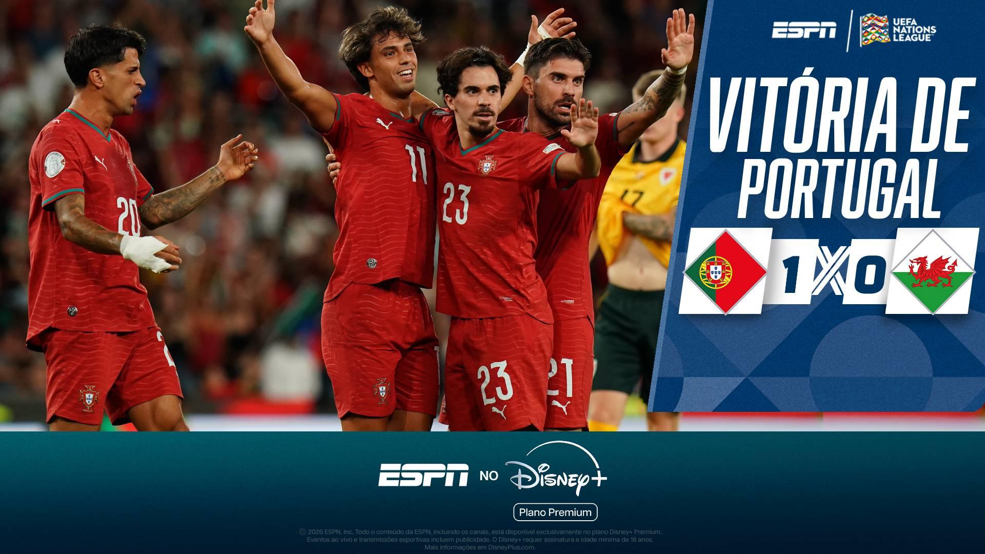 Portugal vence País de Gales na Nations League na estreia de Jorge Jesus como técnico; VEJA como foi