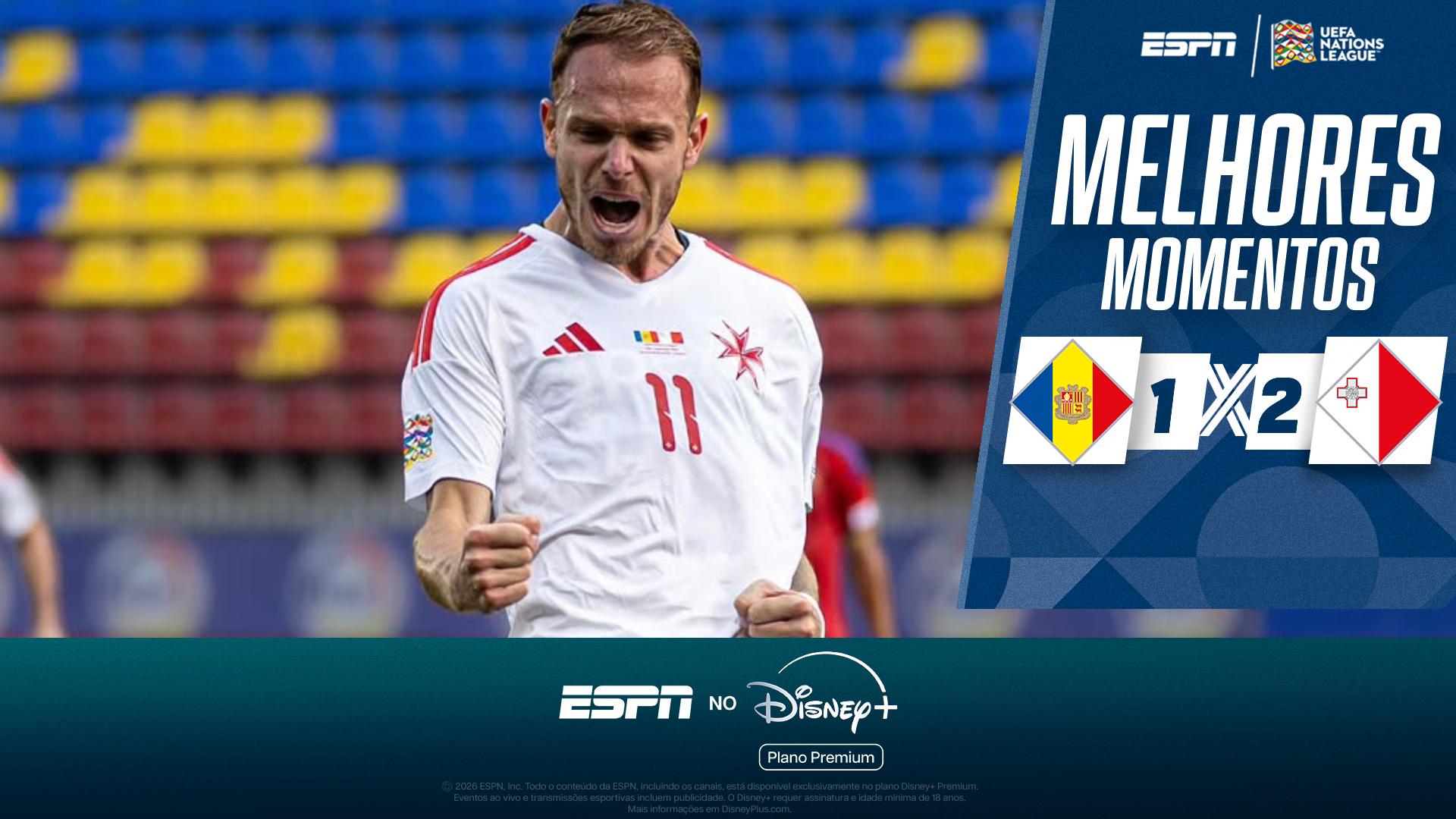 Malta bate Andorra de virada e estreia com vitória na Nations League; VEJA como foi