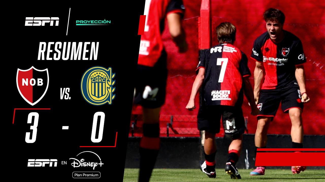 ¡Goleada de Newell's contra Central en el clásico rosarino del Torneo Proyección!