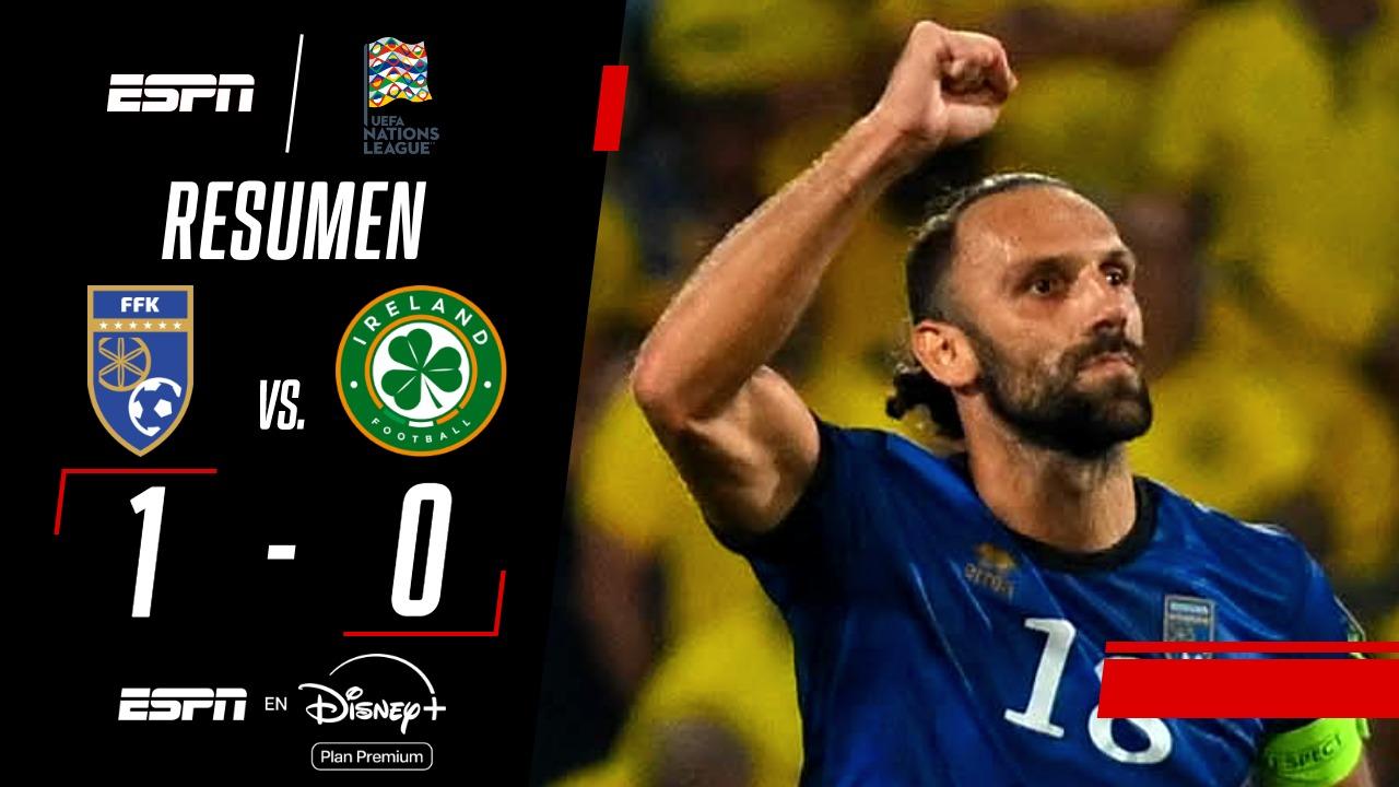 ¡En los últimos minutos! Kosovo derrotó a Irlanda en la Liga de Naciones