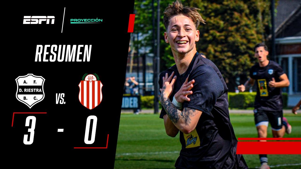 ¡Goleada de Deportivo Riestra sobre Barracas Central en el Torneo Proyección!