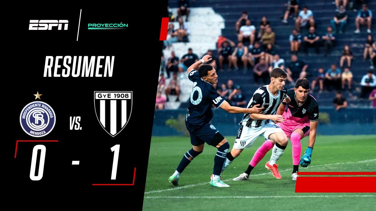 ¡Con gol de Luciano Videla, Gimnasia de Mendoza festejó en el Torneo Proyección!