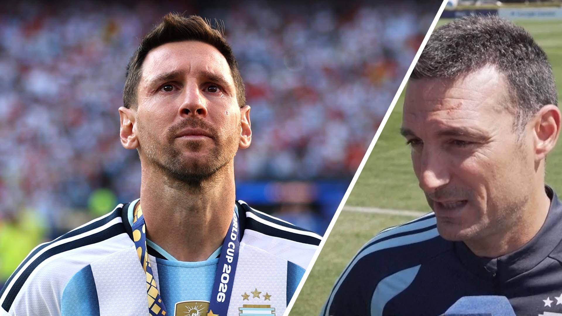 Scaloni: Messi deserves tribute in final Argentina game