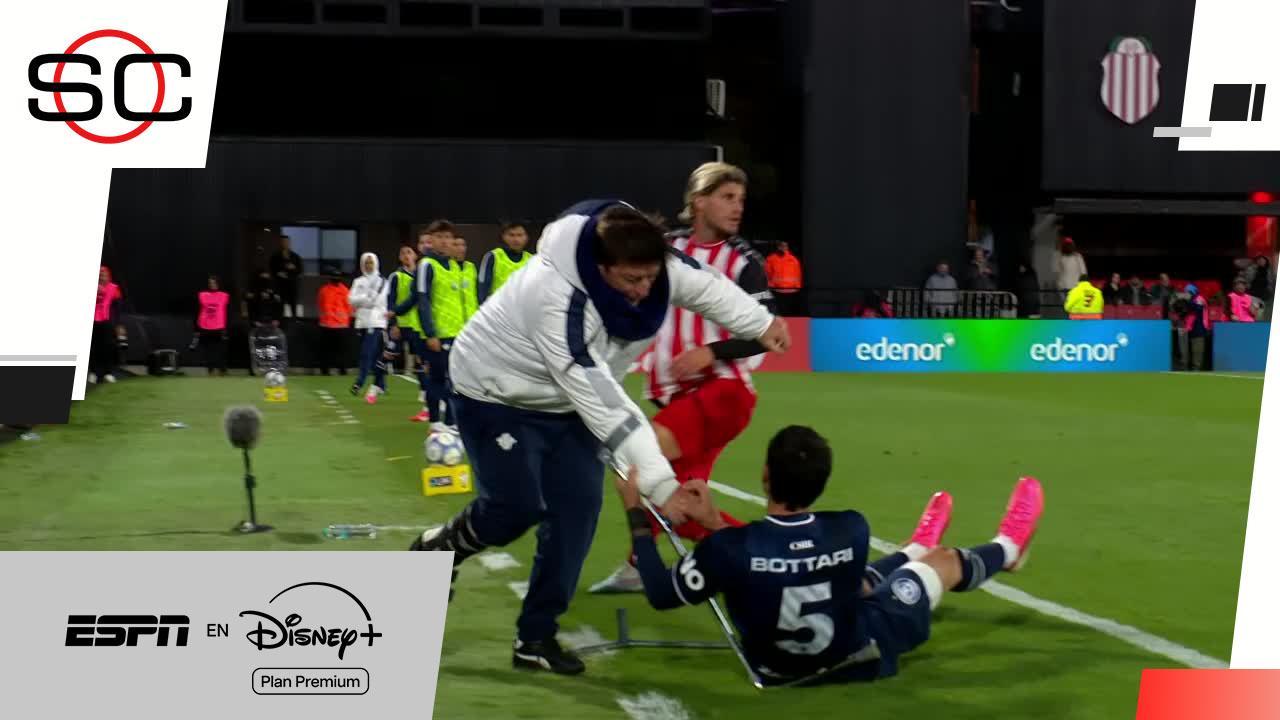 ¡Berti, la lesión en la práctica, el susto ante Barracas y el sorteo de la muleta!