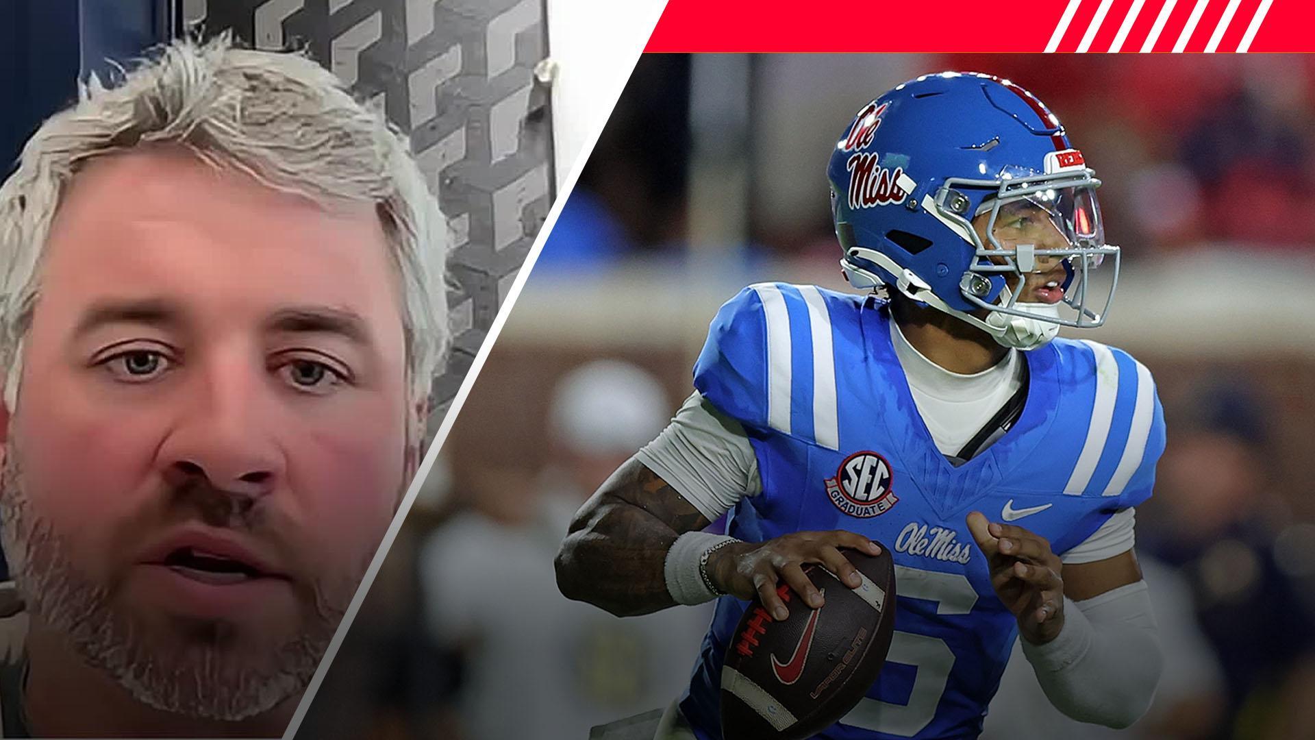 Ole Miss coach tells Eisen what makes Trinidad Chambliss so special