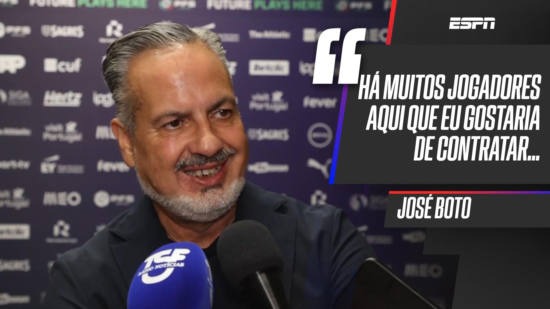 Boto diz que gostaria de contratar 4 jogadores do futebol Europeu para: 'Com certeza cabem no Flamengo'