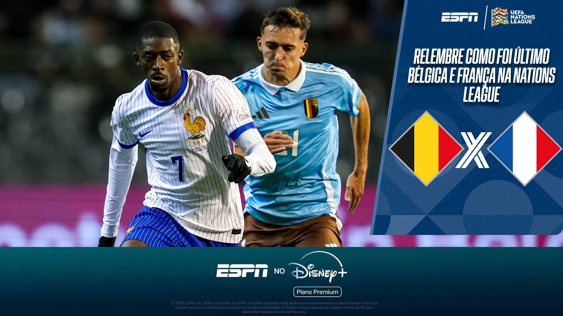 Jogão na Nations League! Relembre como foi último Bélgica x França na competição