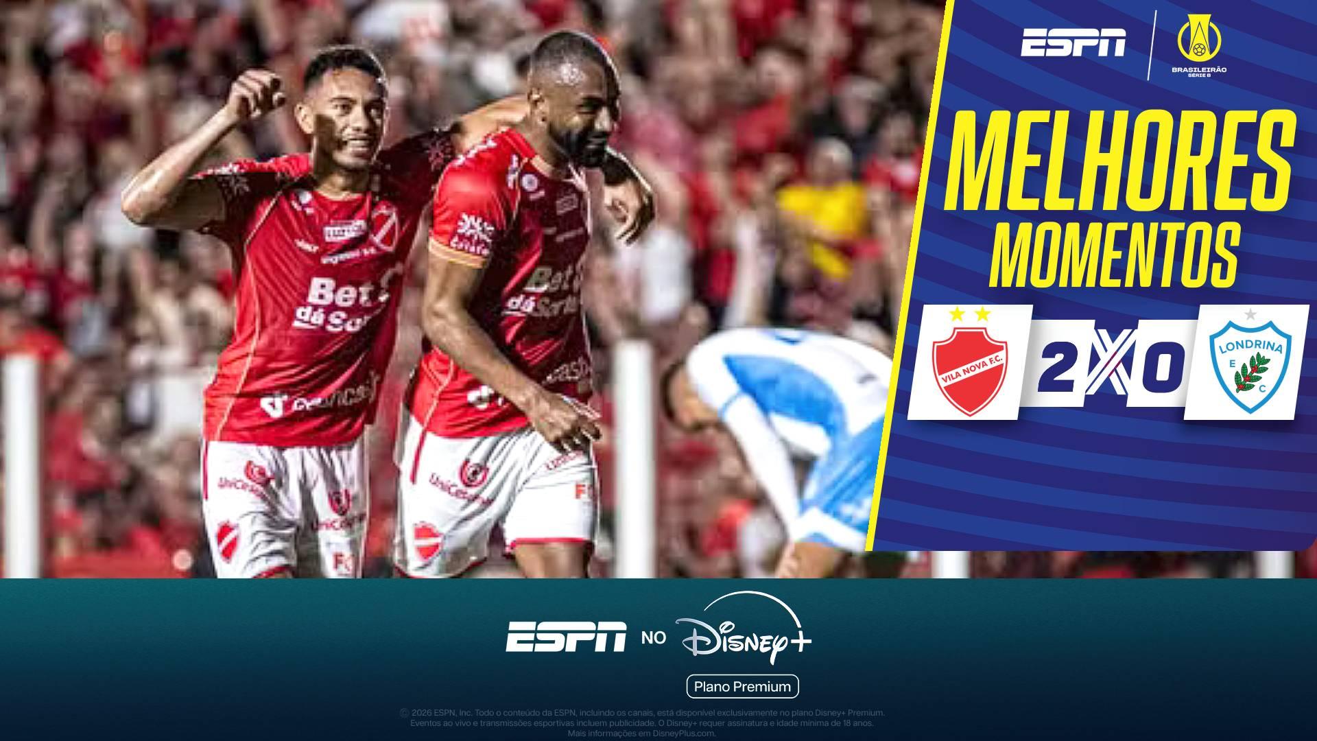 Vila Nova vence, aumenta liderança na Série B e 'afunda' o Londrina no Z4