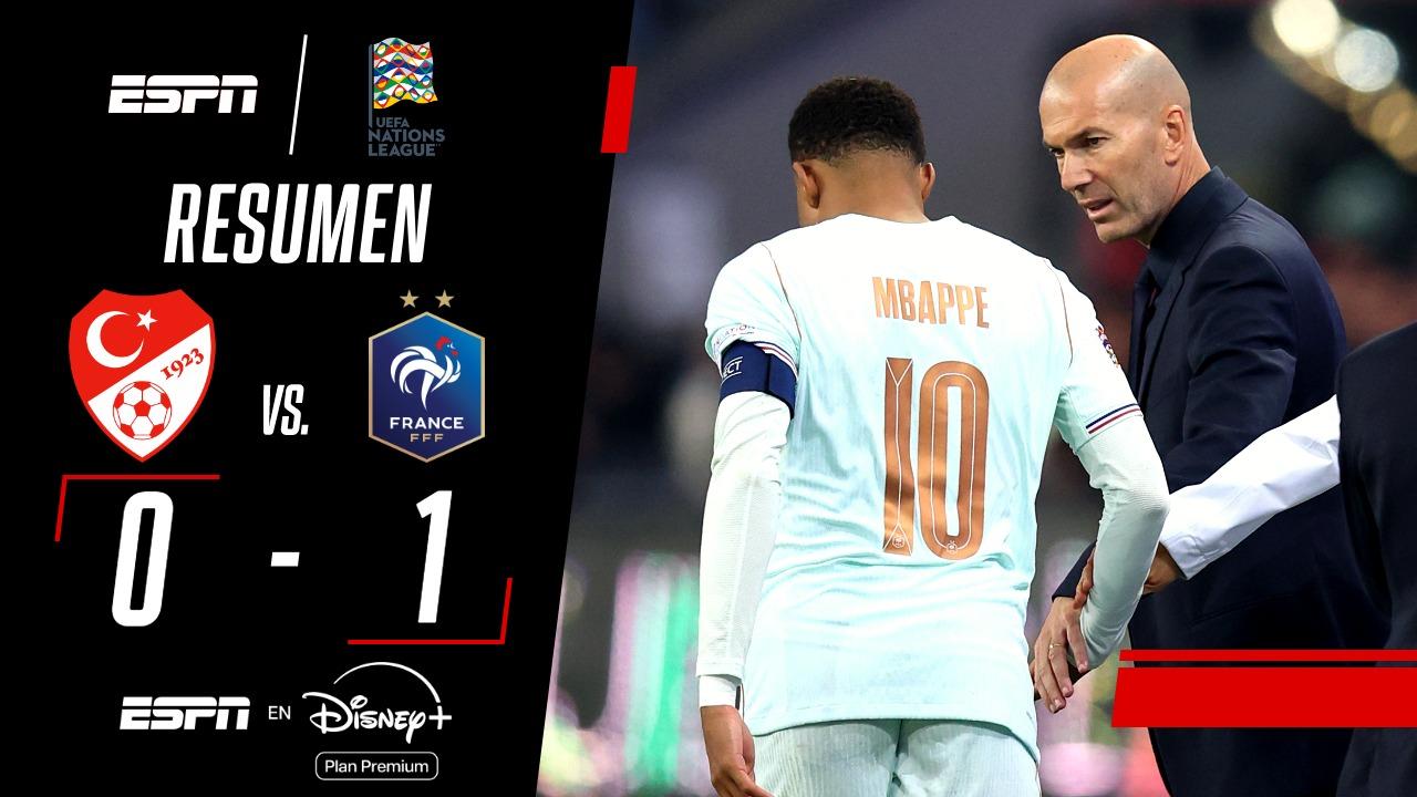 Gol y lesión de Mbappé en la victoria de Francia ante Turquía