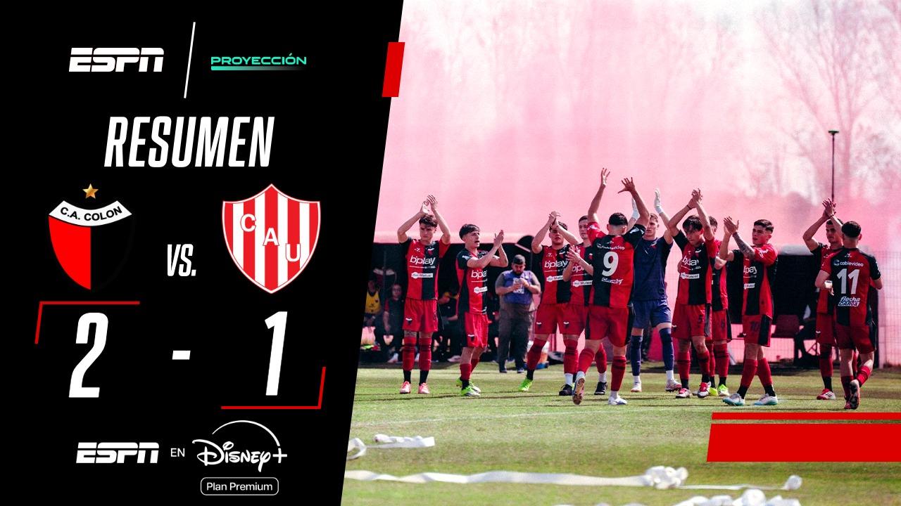 ¡Colón superó a Unión en el clásico con una remontada en el Torneo Proyección!