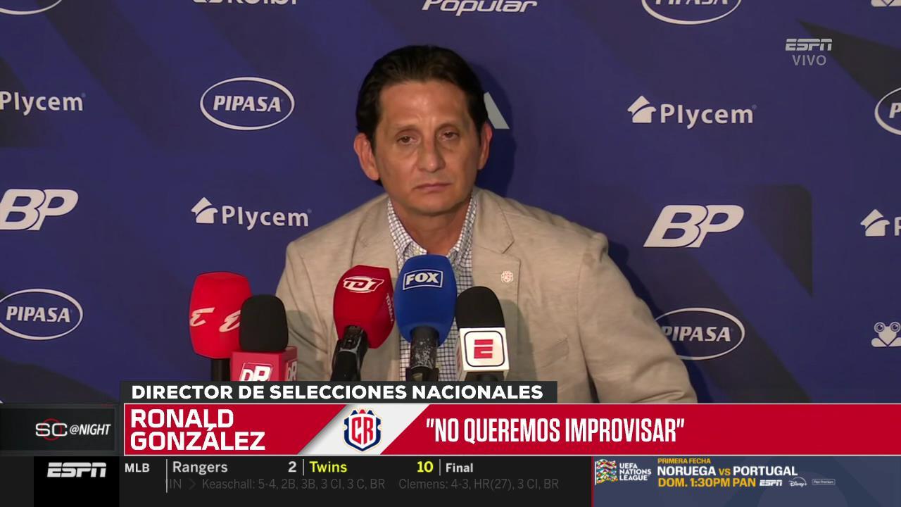 Ronald González sobre la continuidad de Batista: "Estamos iniciando un proceso; no queremos improvisar"