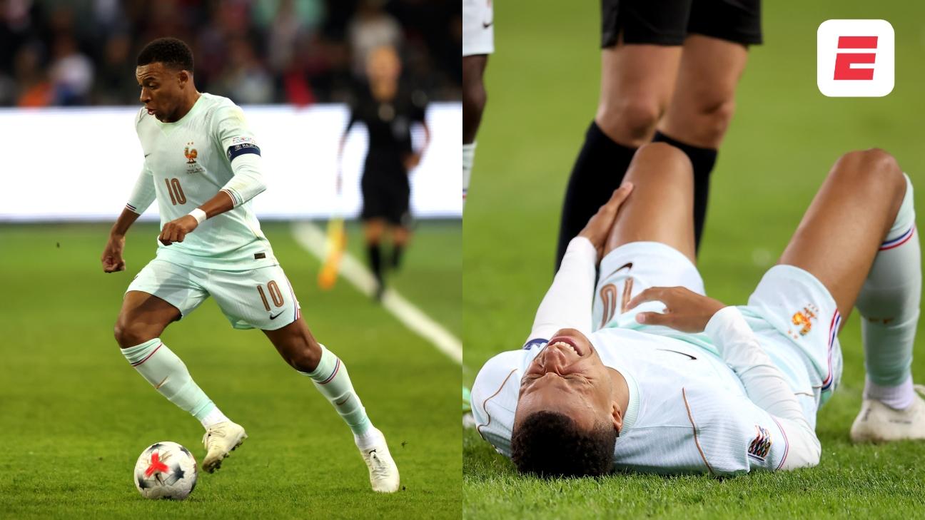Mbappé marcó en el debut de Zidane y se lesionó