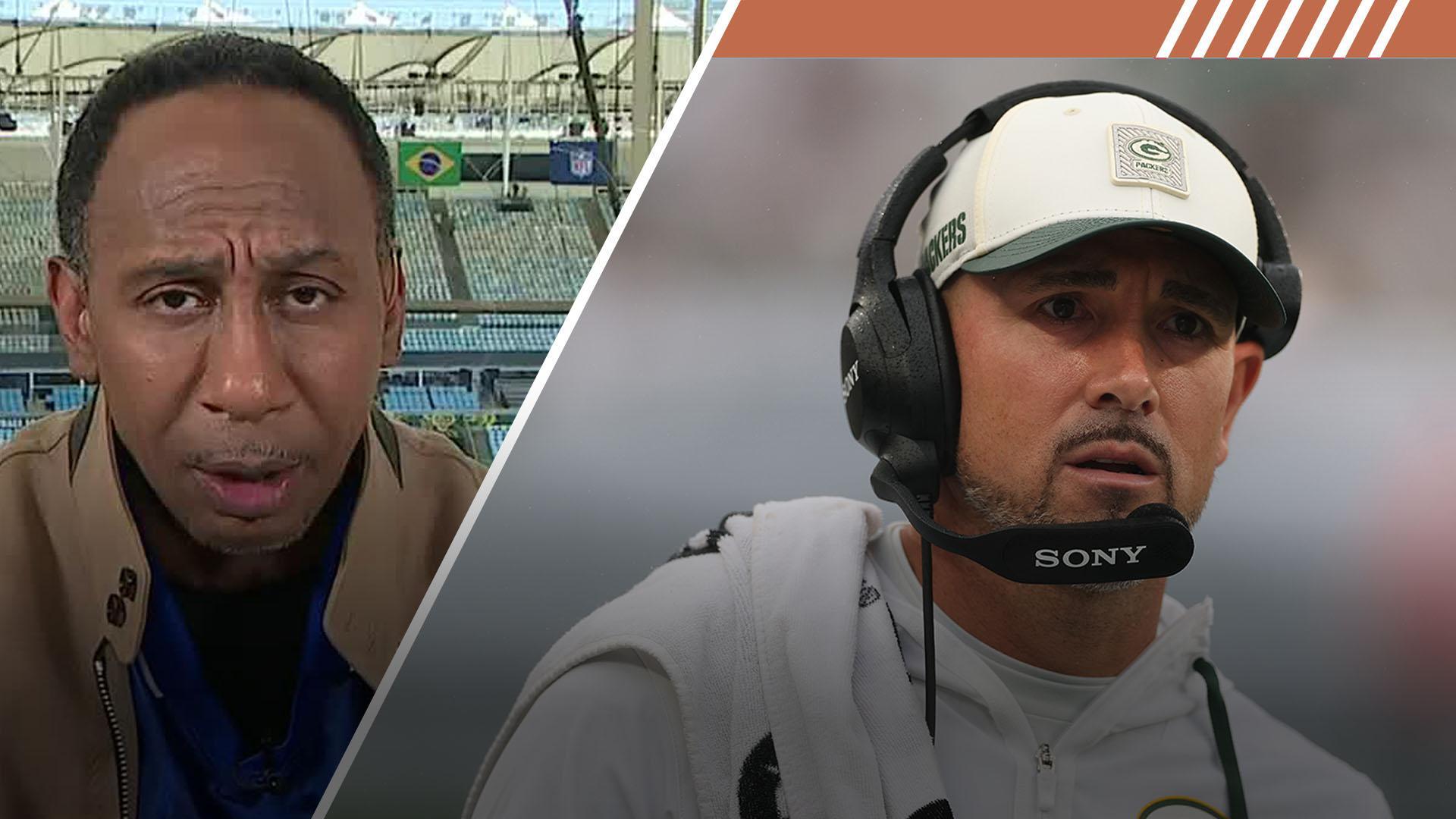 Stephen A. believes Matt LaFleur's days in Green Bay are numbered